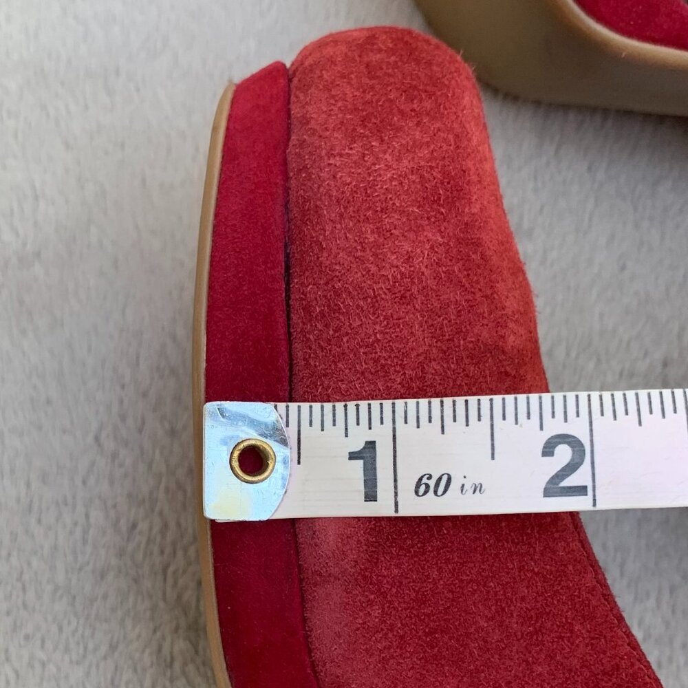 Jeffrey Campbell Vintage Aurora Suede Heels Sz 7.5 - Picture 14 of 15